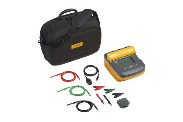 Fluke 1550C 5 kV Insulation Tester – soft case, ir3000 FC wireless data connector Fluke 1550C 5 kV Insulation Tester – soft case, ir3000 FC wireless data connector